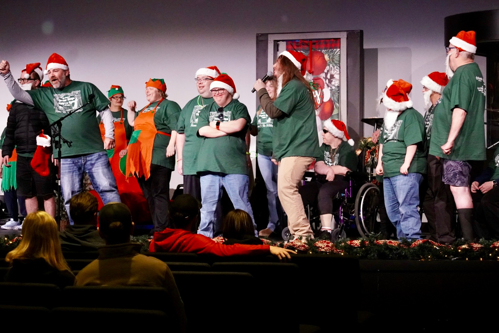 CST Cast 2.png Candid photo of performers at Center Stage Theatre Camp 2025